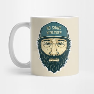 Beardman with trucker cap quotes Mug